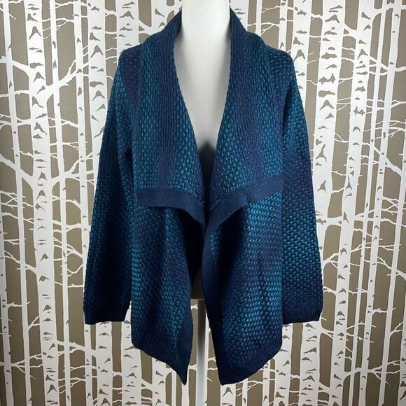 NWT Coldwater Creek Ombre Tweed Cardigan Sweater S - Picture 1 of 8